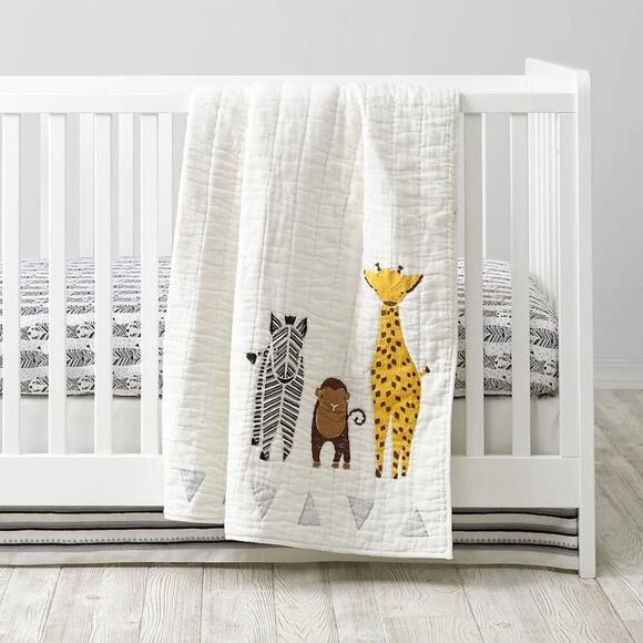 crate and barrel Crib Skirt - Picture 1 of 2